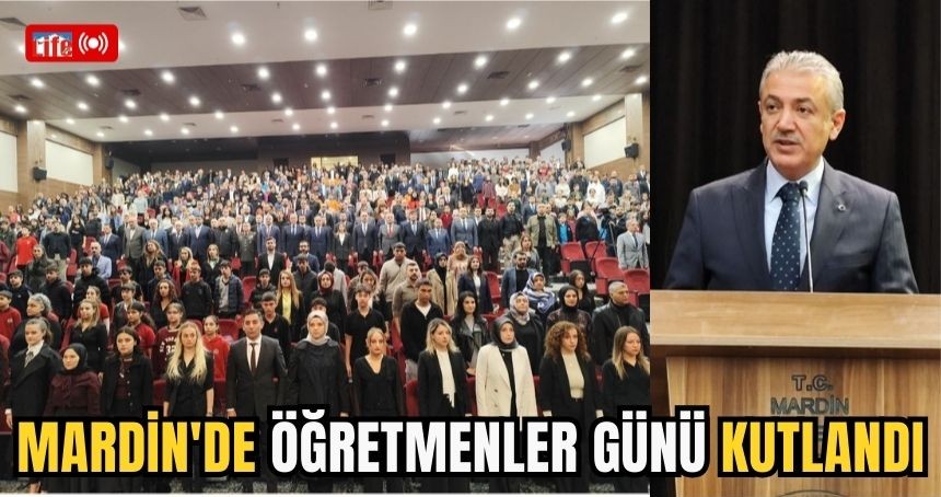 Mardin'de Öğretmenler Günü kutlandı