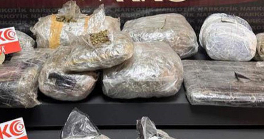 Batman'da uyuşturucu operasyonu: 12 kilo madde ele geçirildi