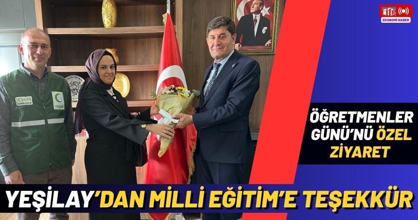 Yeşilay Mardin Şubesinden İl Müdürüne Öğretmenler Günü Ziyareti