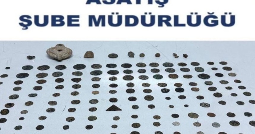 Gaziantep'te 230 parça tarihi eser ele geçirildi