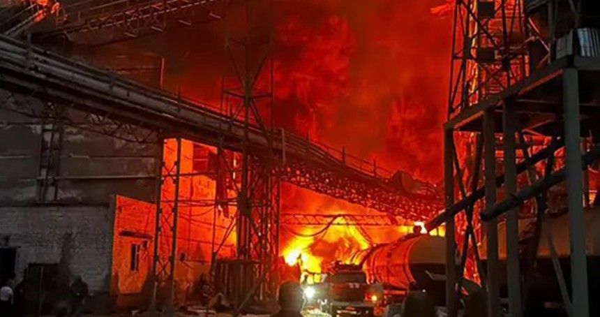 Rusya'da İHA üretim tesisi vuruldu