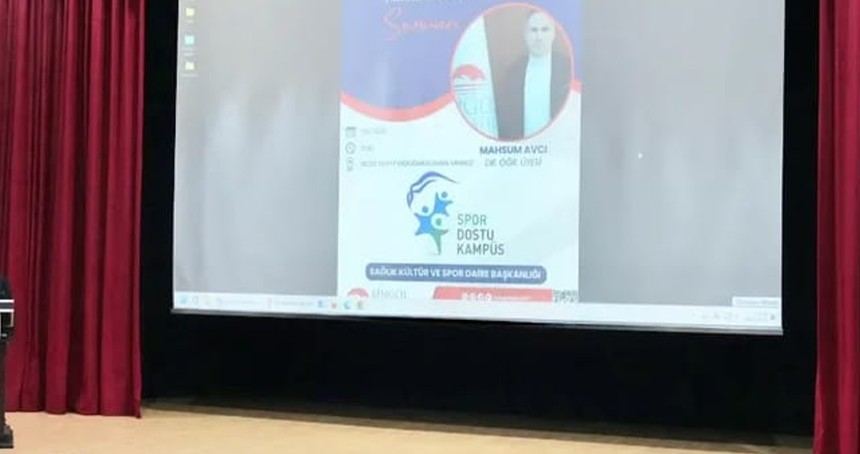 Bingöl Üniversitesi'nde öfke yönetimi semineri