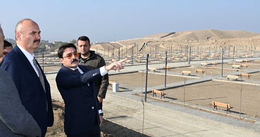 Batman'da Kent ve Aile Mezarlığı çalışmaları devam ediyor