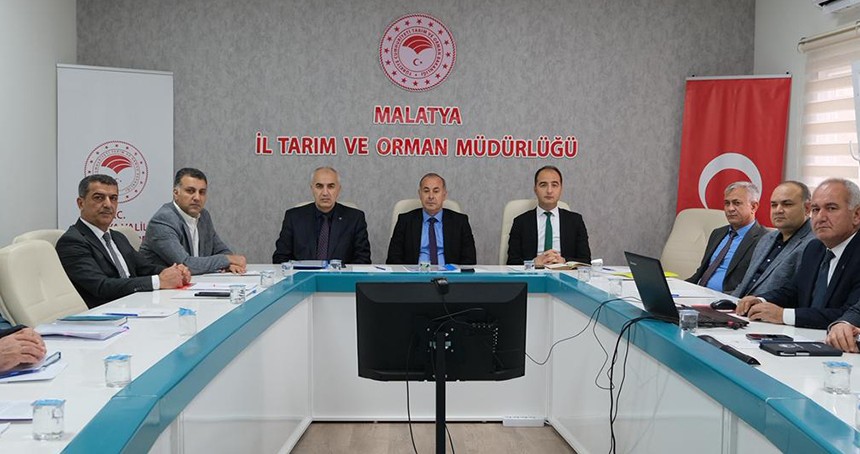 Malatya'da tarımsal kuraklık il kriz merkezi toplantısı gerçekleştirildi