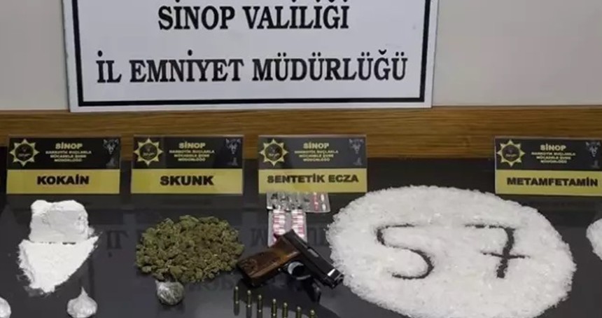 Sinop'ta uyuşturucu operasyonu: 7 tutuklama