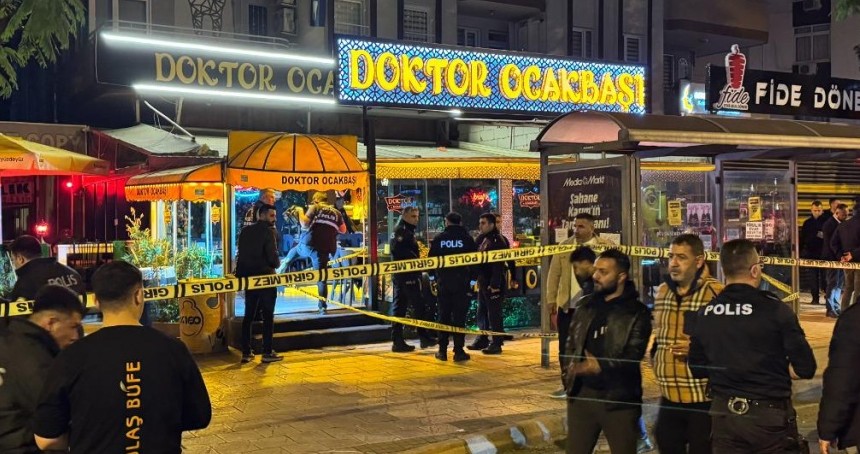 Adana’da restoranda silahlı kavga: 1 kişi ağır yaralandı