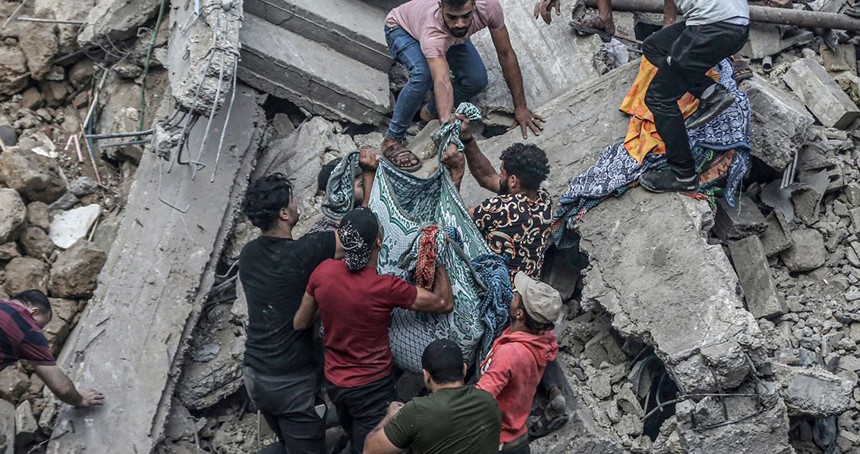 Gazze'de can kaybı 70 bin 100'e yükseldi