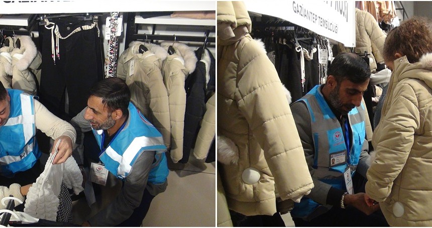 Yetimler Vakfı, Gaziantep'te yüzlerce yetim çocuğa kıyafet yardımı ulaştırdı