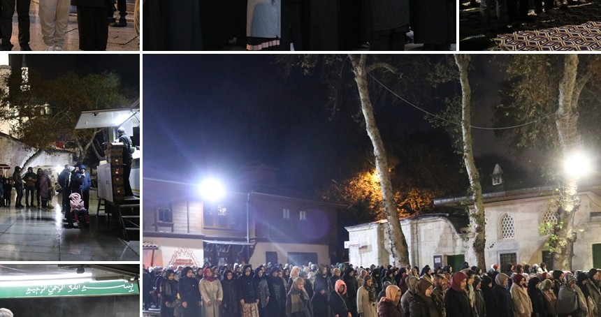 Öğrenci ve veliler Gazze için sabah namazında buluştu