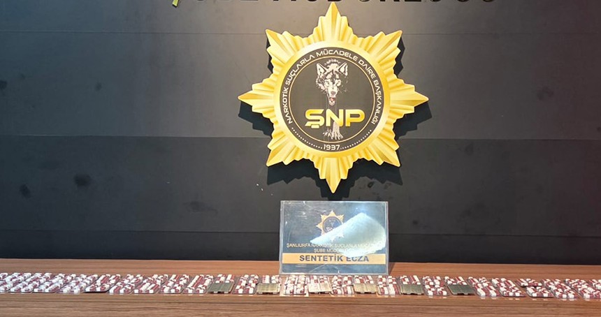 Şanlıurfa’da sentetik ecza operasyonu